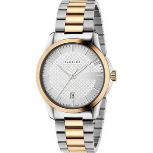 Gucci Men's YA126450 G-Timeless Two-Tone Stainless Steel Watch - authentic